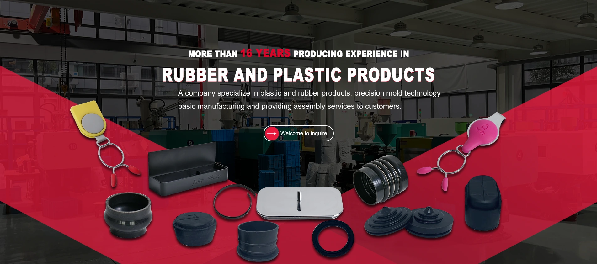 Kilang bahagian suntikan plastik China